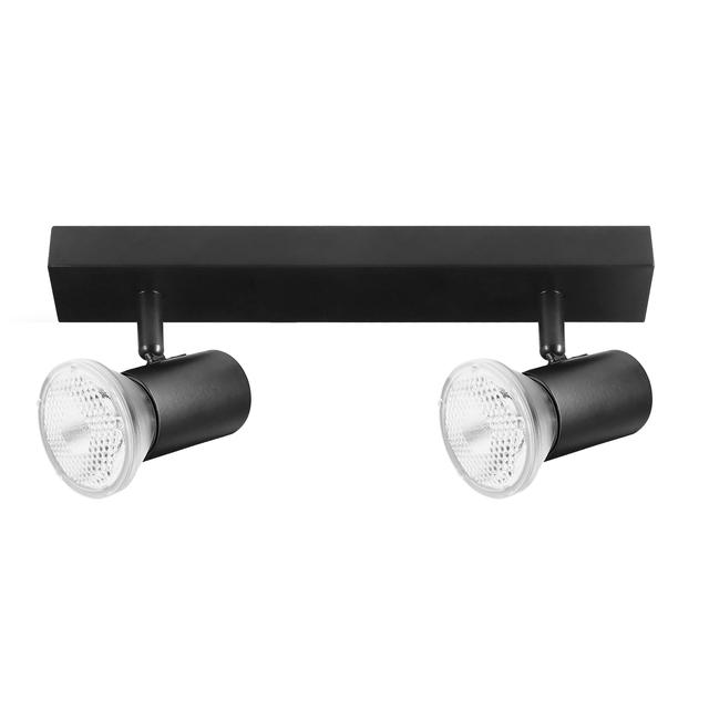 RIO SP 2, oprawa ścienno-sufitowa, E27 max. 2x60W, IP20, czarna AD-OP-6430BE27 ORNO