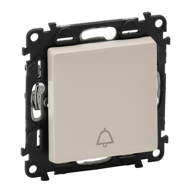 VALENA LIFE PRZYCISK PRZEŁĄCZY NO/NC Z SYMBOLEM DZWONKA KREMOWY 6 A - 250 V~, Legrand