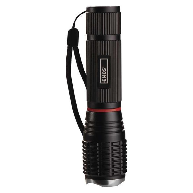 Latarka metalowa LED 5W + 3W COB 230 lm 3× AAA z zoomem P3111 EMOS