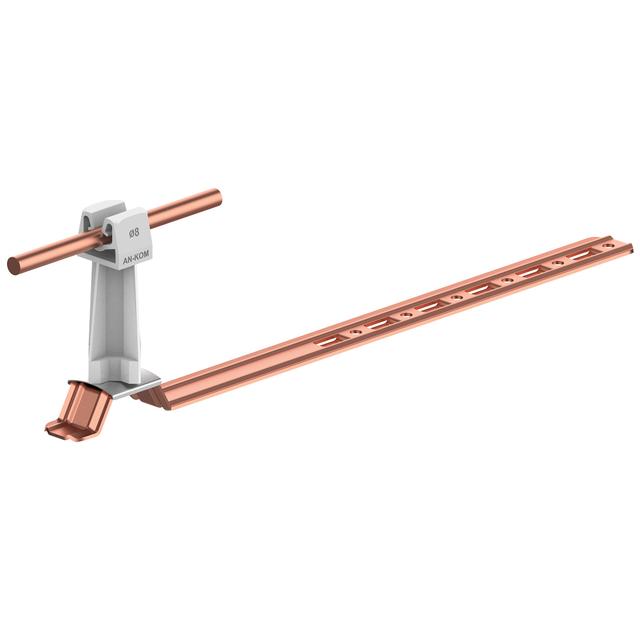 AN-20KP/CU/S-N Uchw.dach.uniw.Z-zatrz. L=42cm,H=7cm /CU/ szary