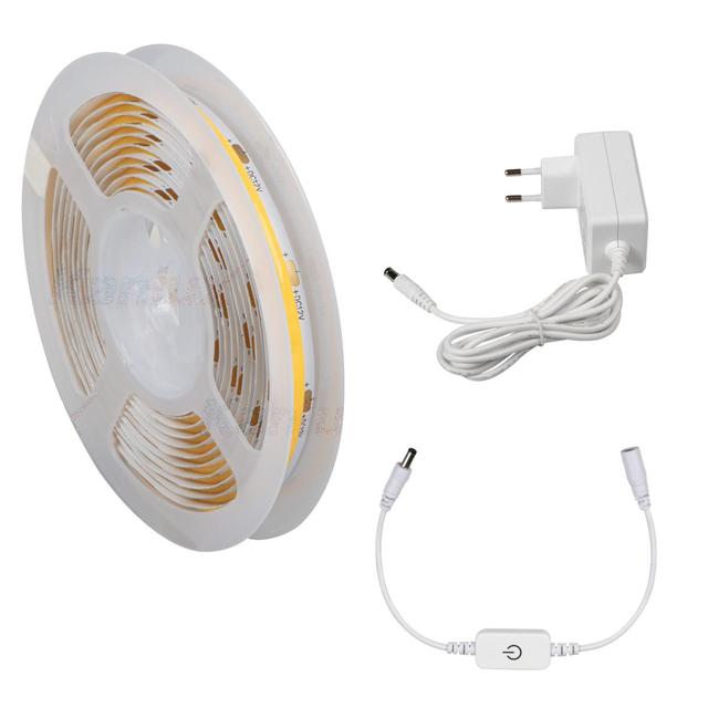 COB SET 3m DIM-WW Zestaw taśmy LED COB 12 DC COB SET 3m DIM-WW 3000K barwa ciepłobiała RA90+ Gwaranc