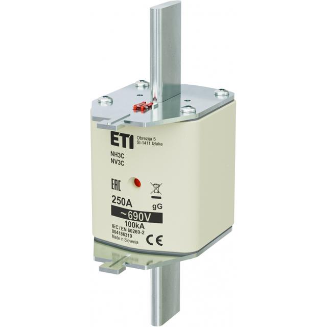 Wkładka topikowa NH zwłoczna KOMBI NH3C gG 250A 690V 004186319 ETI