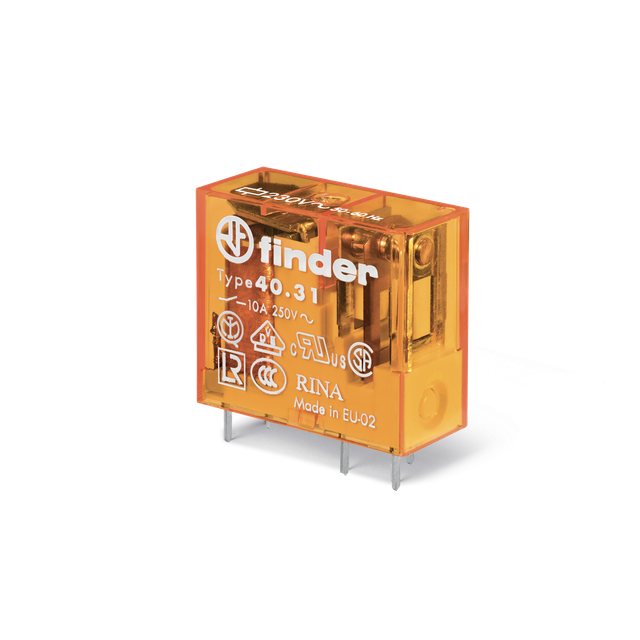 Przekaźnik miniaturowy serii 40: 1P 10A 6V DC 40.31.9.006.0000 /50szt./ FINDER