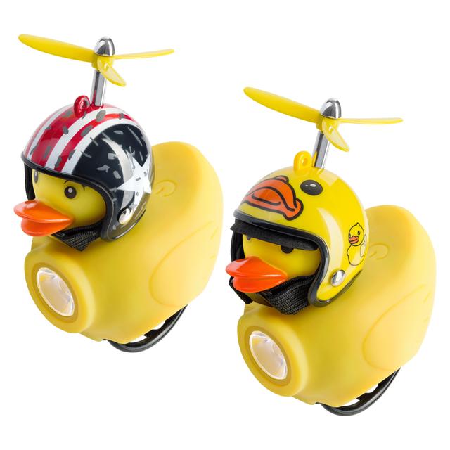 Światło rowerowe + dzwonek kaczka w kasku 130lm 800mAh 6000K 2 wzory LT-21 ORNO