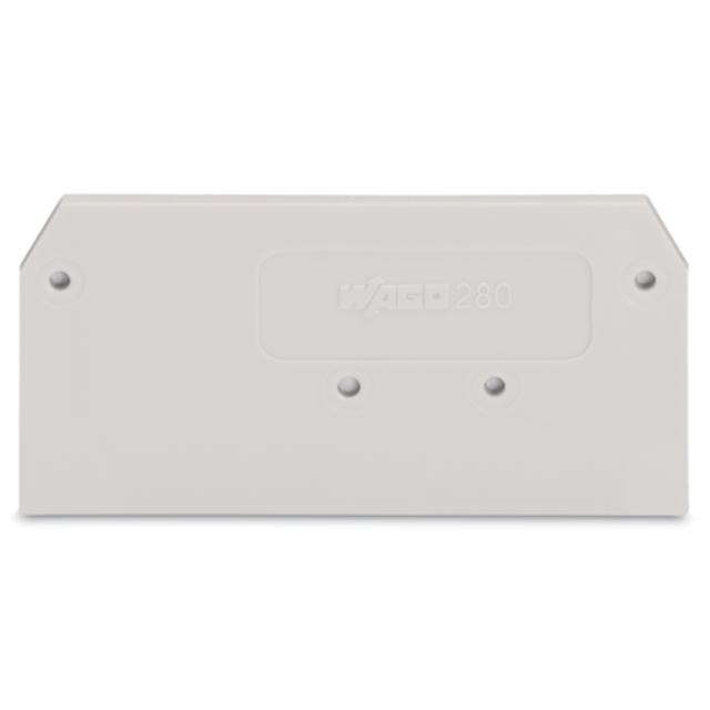 ścianka końcowa jasnoszara