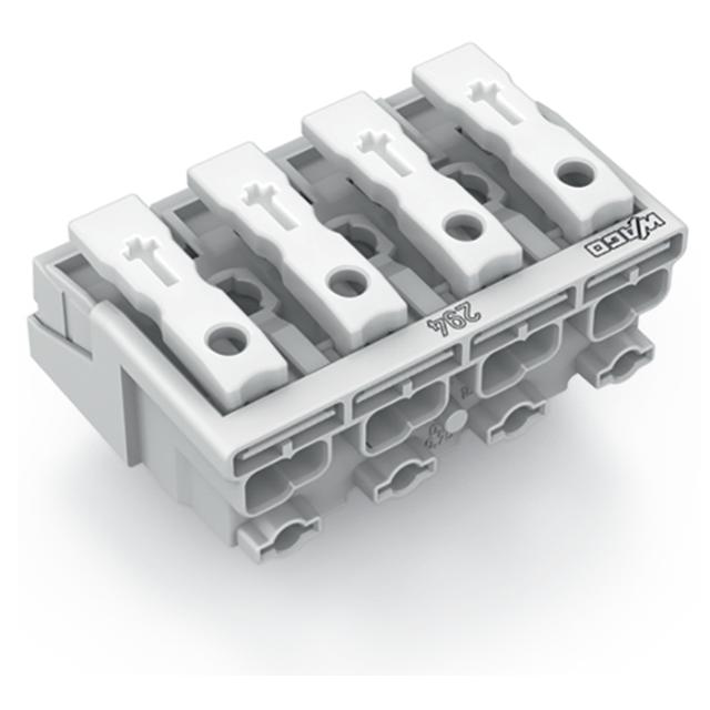 złączka zasilająca 4-biegunowa ze stopkami bez styku PE