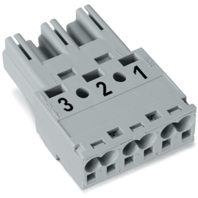 WINSTA wtyk 3-torowy szary kodowanie B /100szt./ WAGO