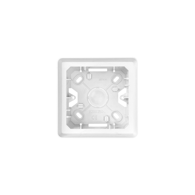 Simon 82 Puszka natynkowa 1-krotna biały