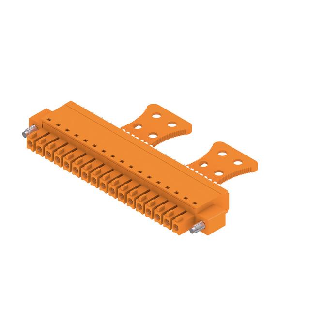 BCF 3.81/17/180FZE SN OR BX Wtyk PCB (złącze wiązki), listwa z gniazdami, 3.81 mm, Liczba biegunów: 17, PUSH IN, złącze sprężynowe /50szt./ 1236100000 WEIDMÜLLER