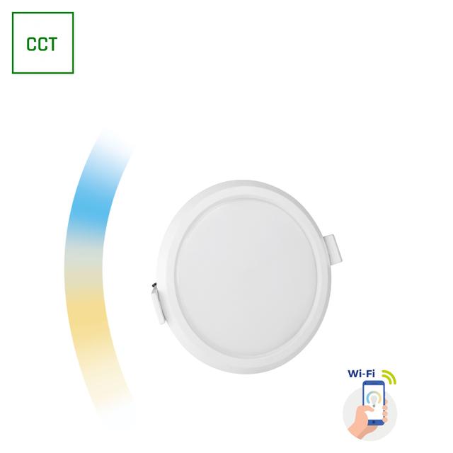 ALGINE 6W CCT+DIM Wi-Fi Spectrum SMART round