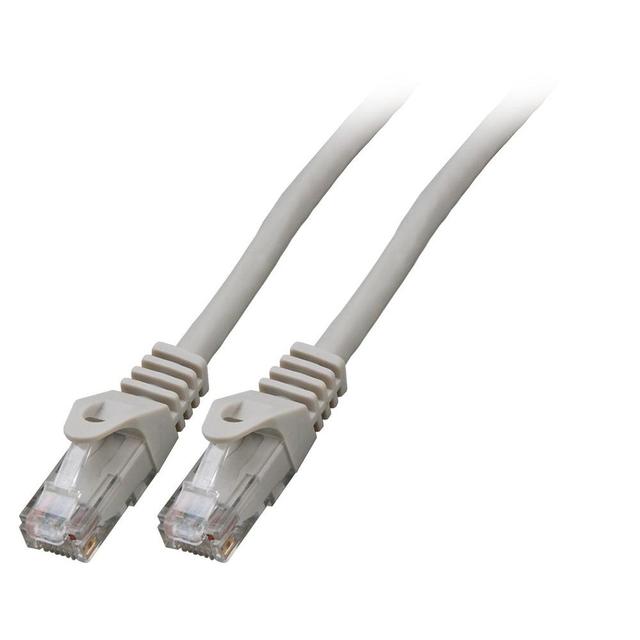 Patchcord RJ45 U/UTP kat. 6 LSZH CCA szary 7,5m