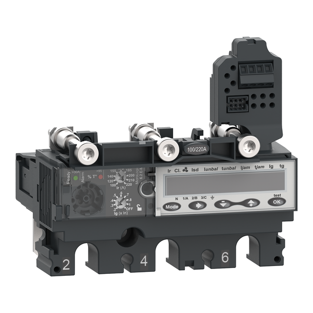 Wyzwalacz elektroniczny ComPacT NSX Micrologic6.2EM 80A 3P3D do NSX100 C1036M080 Schneider