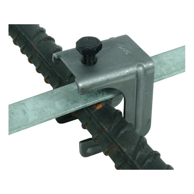 Zacisk dla prętów 20-32 mm, do drutu 6-10 mm lub płask. 40x4-5 mm, stal