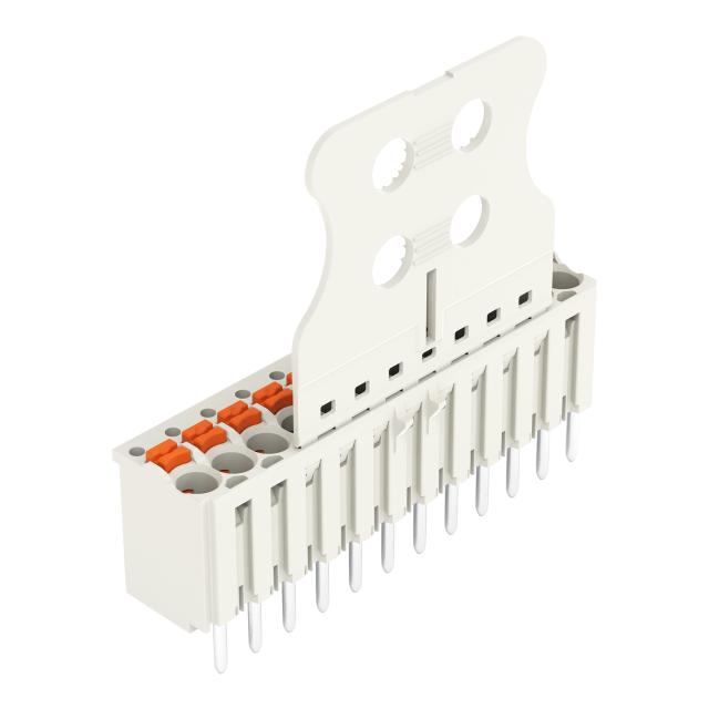 picoMAXeCOM gniazdo r.3,5mm 12-bieg. z prostymi pinami lut. z płytką /50szt./ WAGO