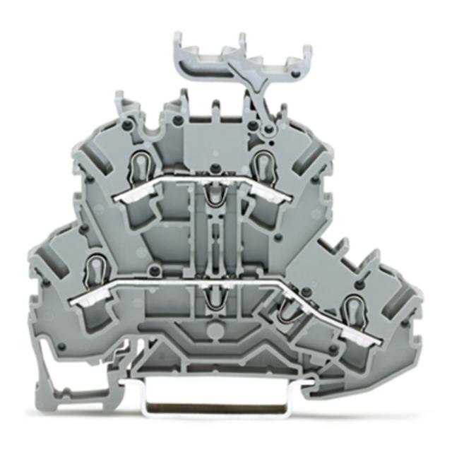 TOPJOBS złączka 2-piętrowa 2,5 mm2 L/L szara