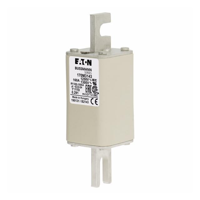 160A 1250V 1*/110 aR INDICATOR FUSE Wkładka szybka 160A AC 1250V rozmiar 1 45x45x138 170M3143 EATON