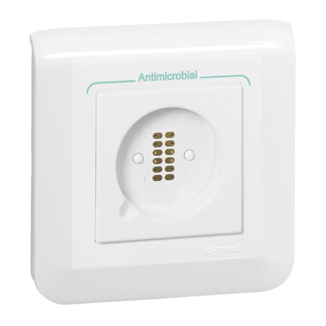 Gniazdo pilota wezwania 6 funkcyjnego antybakteryjne, Legrand