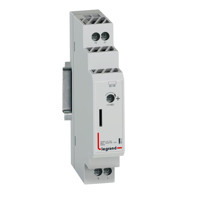 MODUŁOWY JEDNOFAZOWY ZASILACZ IMPULSOWY DC 5V - 12W, Legrand