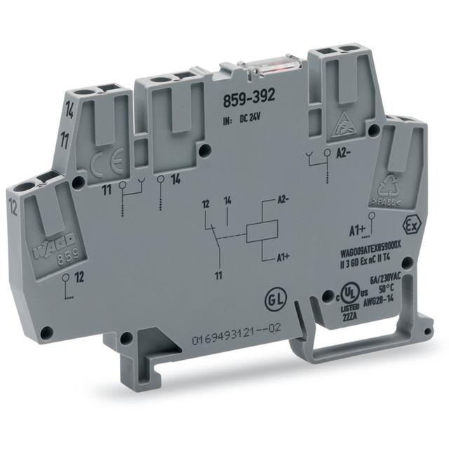 złączka z przekaźnikiem minaturowym 16,8-30V DC 1p /10szt./ WAGO