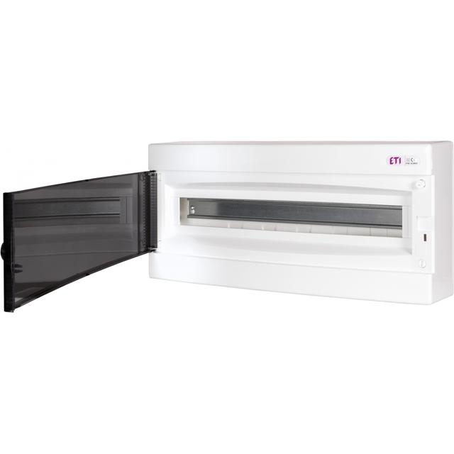 Rozdzielnica natynkowa 1x24 drzwi transparentne ECT 1x24PT-s 001100282 ETI