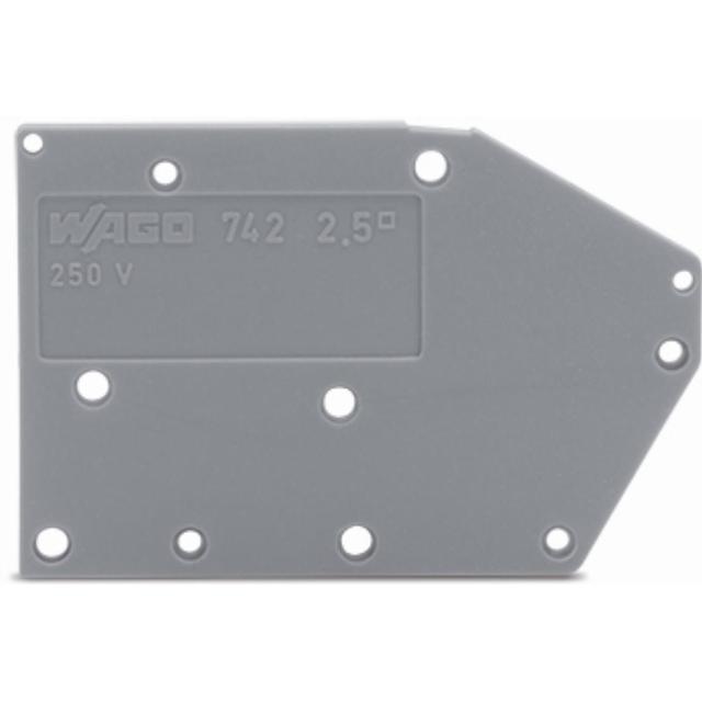 ścianka końcowa niebieska