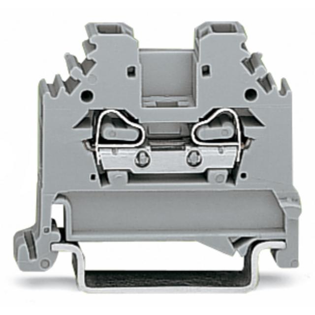 Złączka szynowa 2‑przewodowa 2,5mm2 szara 280‑101 WAGO