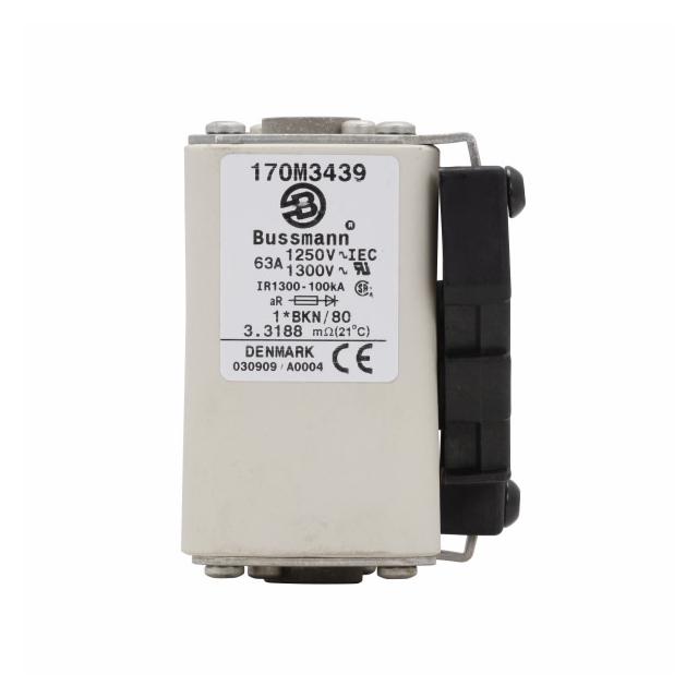 FUSE 63A 1250V 1*BKN/80 AR CU Wkładka szybka 63A AC 1250V rozmiar 1 45x59x81 mm aR, 170M3439 EATON