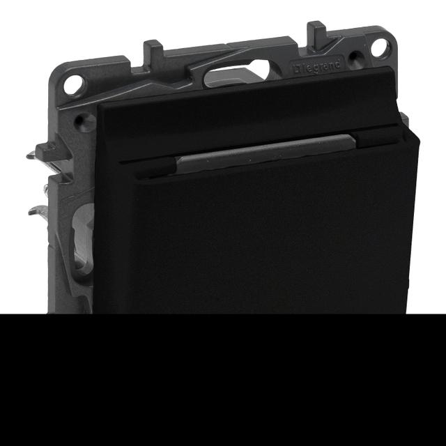 Niloe Step - łącznik hotelowy elektroniczny- kolor czarny, Legrand