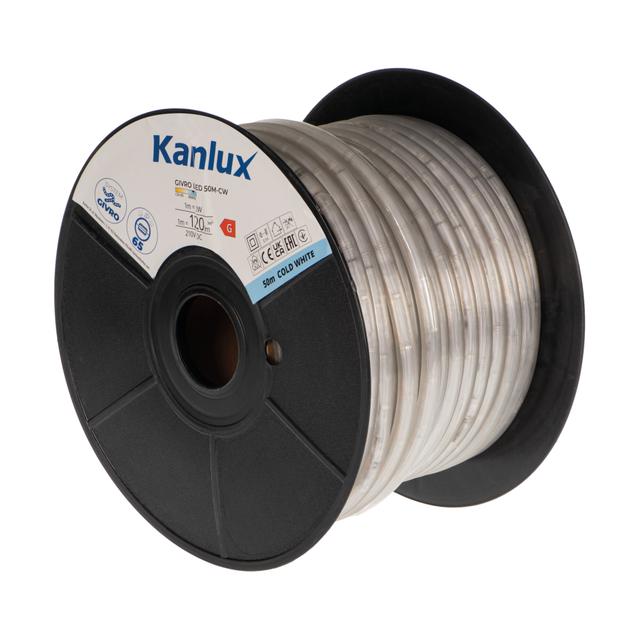 GIVRO LED 50M-CW Wąż LED rolka 50m 210 DC GIVRO LED 50M-CW barwa chłodnobiała 6500K 1m = 120Lm KANLU