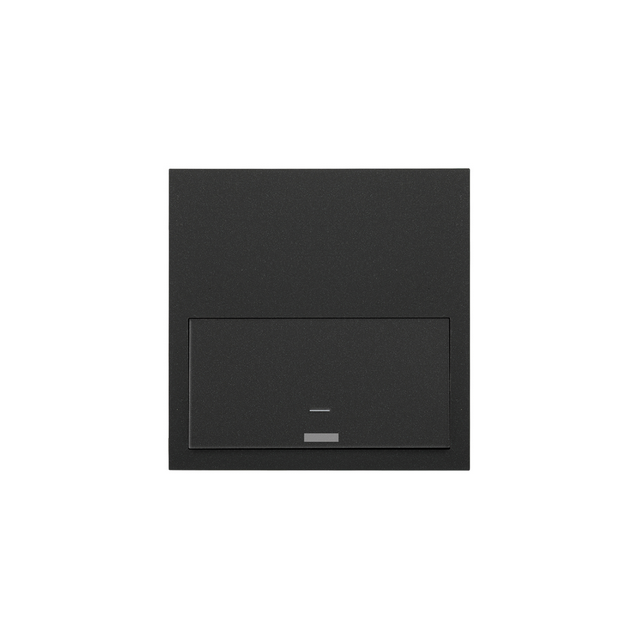 Simon 100 Panel 1-krotny: iO 1 klawisz czarny mat