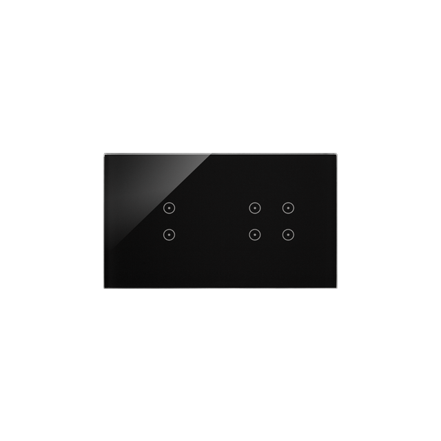 Simon 54 Touch Panel dotykowy S54 Touch 2 moduły 2 pola dotykowe pionowe + 4 pola dotykowe zastygła lawa DSTR234/73 KONTAKT