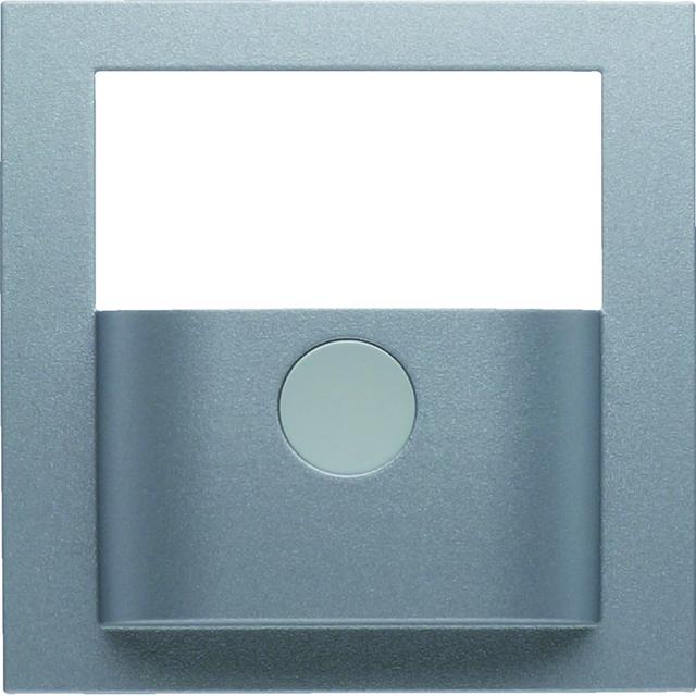 BERKER KNX e/s B.x Płytka czołowa do modułu czujnika ruchu KNX aluminium mat lakierowana. 80960483 HAGER