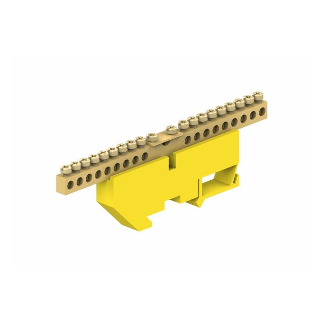 Listwa zac.ochr.18moduł./9x16mm2+9x10mm2+1x35mm2/Ż