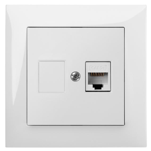 GPT SENTIA RJ45 komputerowe białe  IP 20 biała