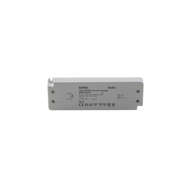 Zasilacz LED slim 12V DC 30W TYP: ZNS-30-12