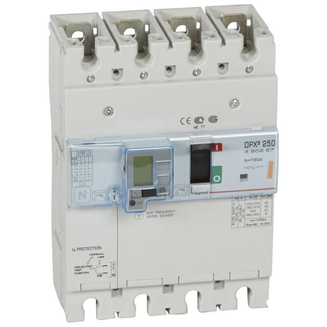 Wyłącznik DPX3 250 Z Zab. R-Pr. 4P 160A 25Ka 420227 LEGRAND