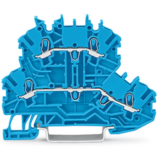 TOPJOB S złączka przelotowa 2-przewodowa niebieska