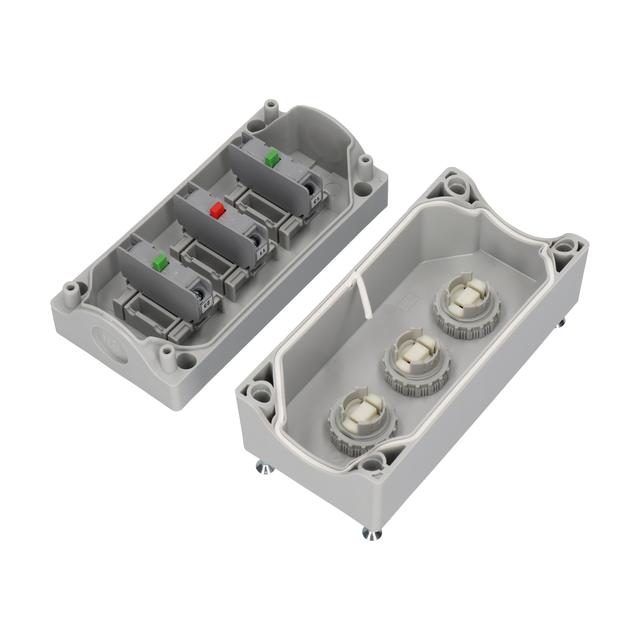 KASETA KOMPLETNA 3-OTWOROWA Z NAP KZ,KC,KZ I 2 PRZEPUSTY  M20