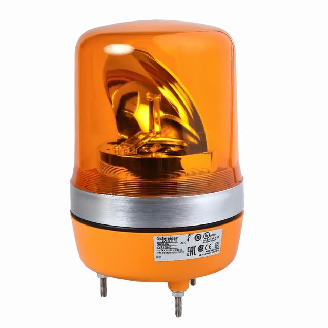 Harmony XVR Sygnalizator obrotowy 106mm pomarańczowy 24VAC/DC XVR10B05 Schneider