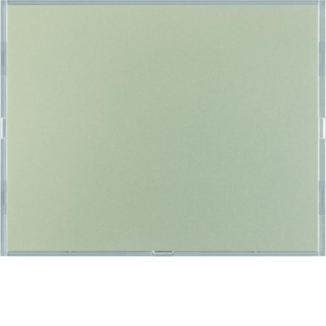 BERKER KNX e/s K.x Przycisk pojedynczy z polem opisowym z diodami LED RGB i czujnikiem temperatury stal szl.  80161773 HAGER