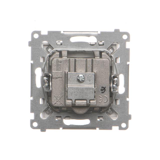 Simon 55 Gniazdo antenowe R-TV końcowe separowane 1x Wejście: 5÷862 MHz Aluminium mat TAK.01/143 KONTAKT