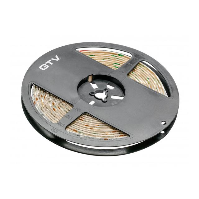 TAŚMA FLASH 5050, 300 LED CIEPŁY BIAŁY, 72W BEZ ŻELU 10MM, ROLKA 5M