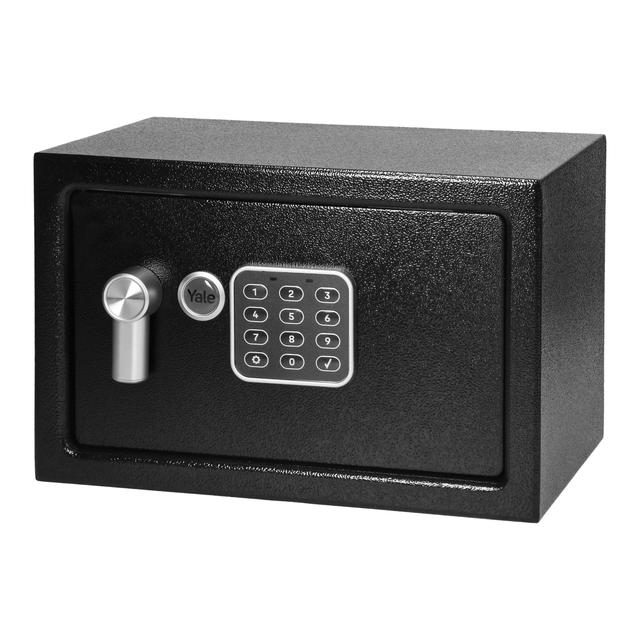 Sejf domowy hotelowy firmowy zamek szyfrator na kod czarny YALE