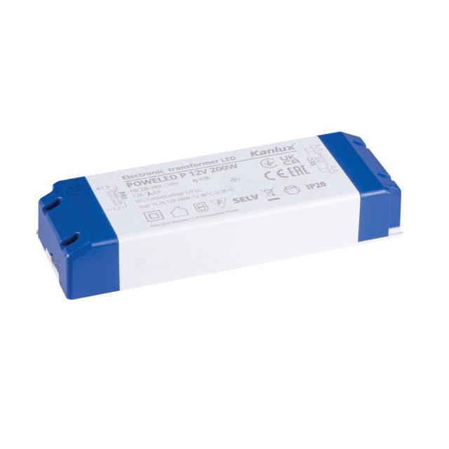 POWELED P 12V 200W Zasilacz LED POWELED P 12V 200W 12 DC max 16700 mA stałonapięciowy IP20 KANLUX