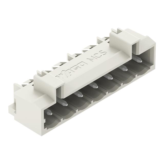 MCS-MIDI Classic wtyk 7-bieg. j-szary raster 5 mm /100szt./ WAGO
