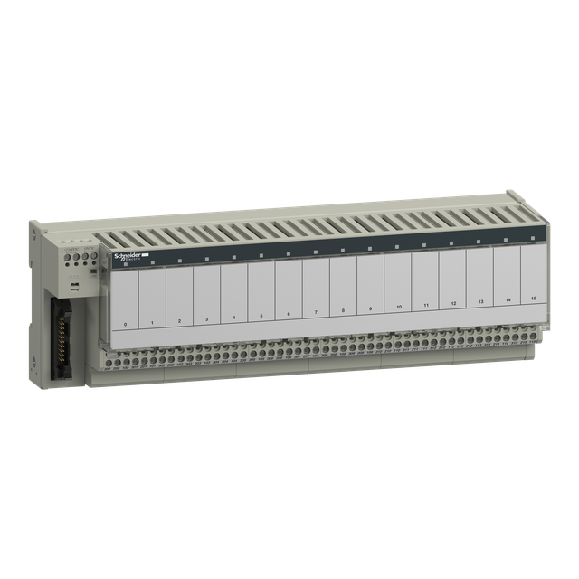 Modicon ABE7 podbaza do elektromechanicznych przekaźników 16 kanałów przekaźnik 12.5mm ABE7R16T330 S