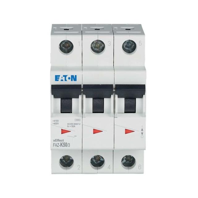FAZ-K50/3 Wyłącznik nadprądowy 10kA K50A 3P 278916 EATON