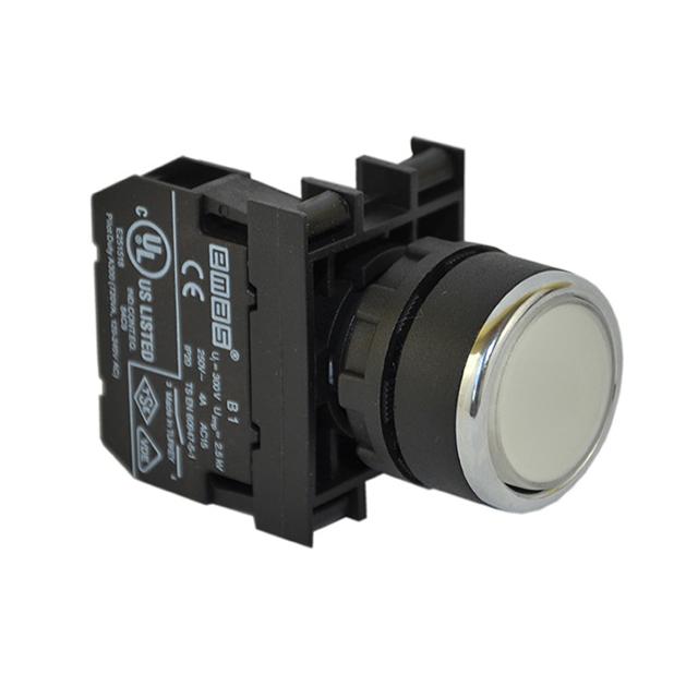 Przycisk kryty 1NO biały