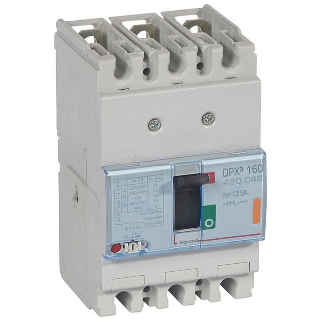 Wyłącznik DPX3 160 3P 125A 25Ka 420046 LEGRAND