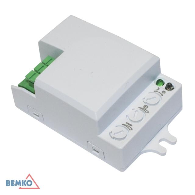 CZUJNIK MIKROFALOWY 1200W 360* IP20 PROSTOKĄTNY BIAŁY